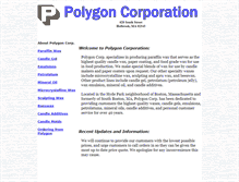 Tablet Screenshot of polygonwax.com